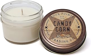 Four Points Trading Co. Candy Corn 4 Oz Scented Soy Aromatherapy Candle w/ Jar