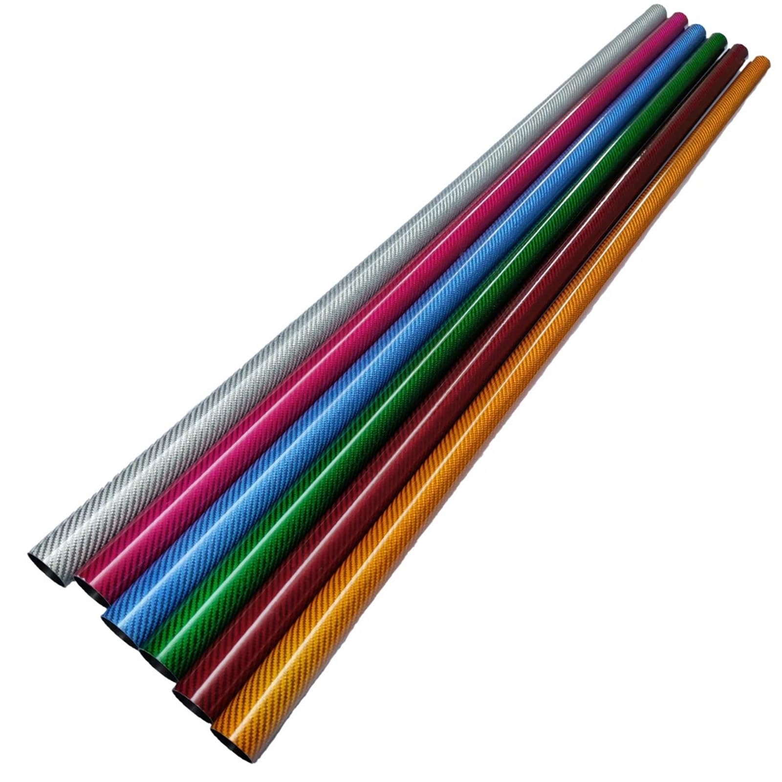 1Pcs 1000mm3K Colorful Full Carbon Fiber Tube,Tube with Colorful for RC Underwater Drones, Bike and Plant Protection Machine Carbon Fiber Square Tube(12x10x1000mm Black)