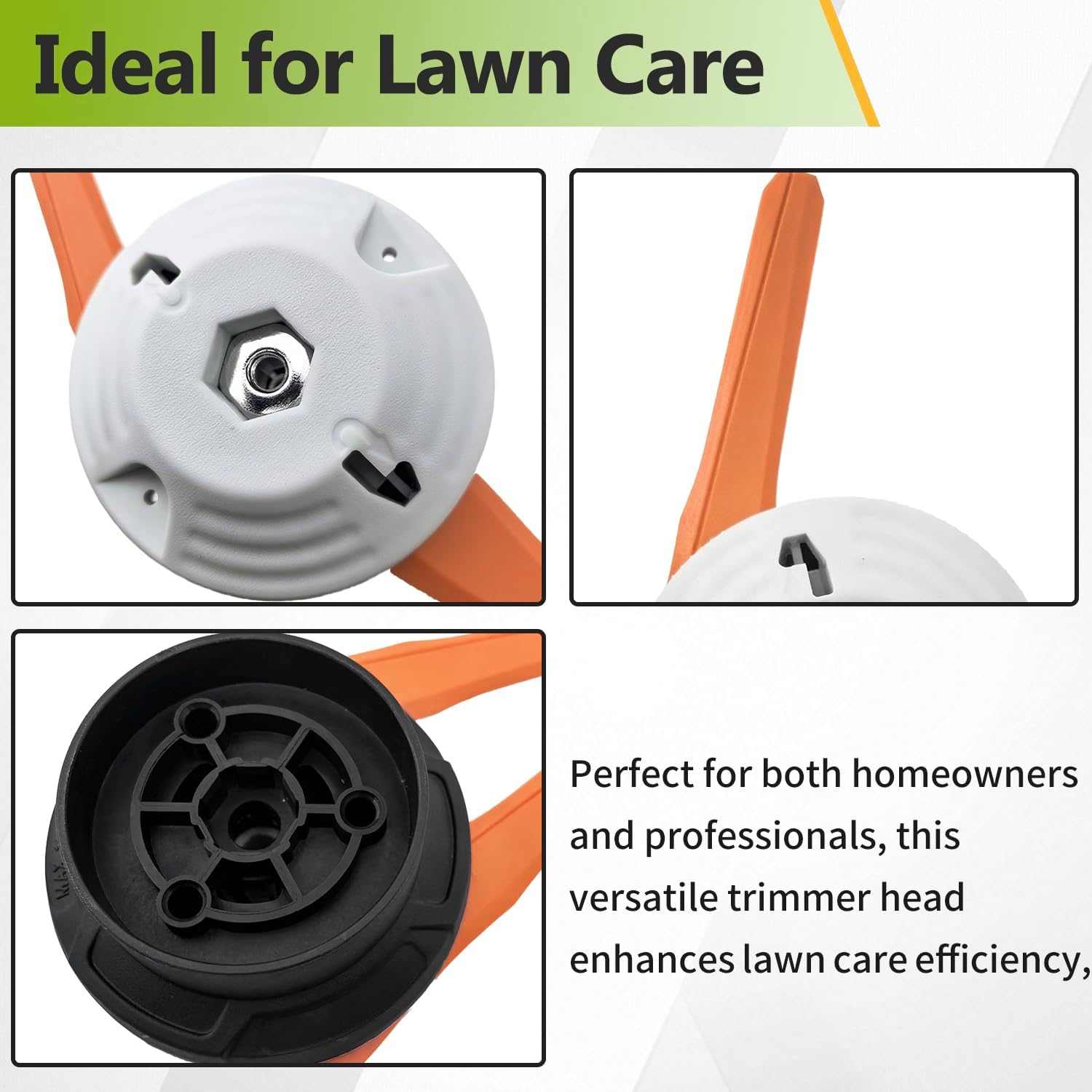 deawater PolyCut 6-2 Trimmer Head 4006-710-2137 for St-ihl FS38 FS40 FS45 FS50 FSA60 FSA86, Dual-Blade Cutting System, Durable & Easy to Install, Replacement Part for String Trimmer