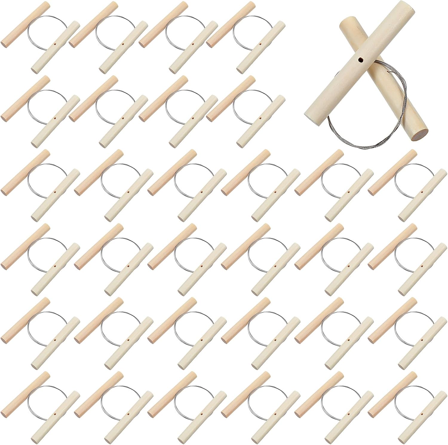 36 Pcs Wire Clay Cutter with Wood Handle Easy to Use Steel Wire Cutting Tools for Clay Ceramic Art Sculpture Cutting Cutting Pottery Tools Supplies Cheese Plasticine Dough Mud Line Pottery