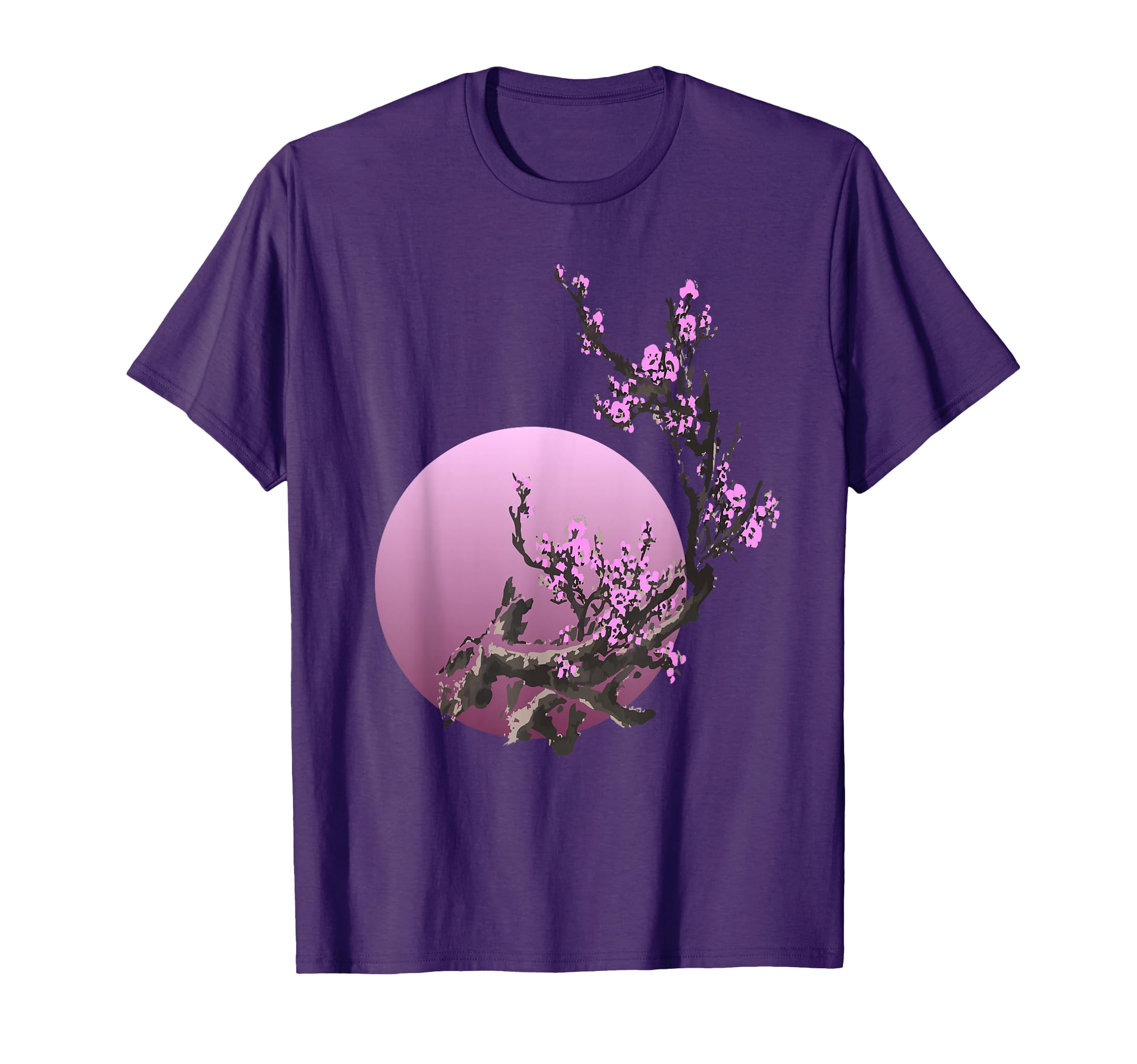 Pink Sakura Flowers Japanese Cherry Blossom T-Shirt
