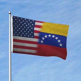 Vintage Venezuela Flag America Flag 3x5 Ft Banner For Outdoor House Yard Indoor Patio Farmhouse Dorm Boat Decor Double Sided Garden Flags