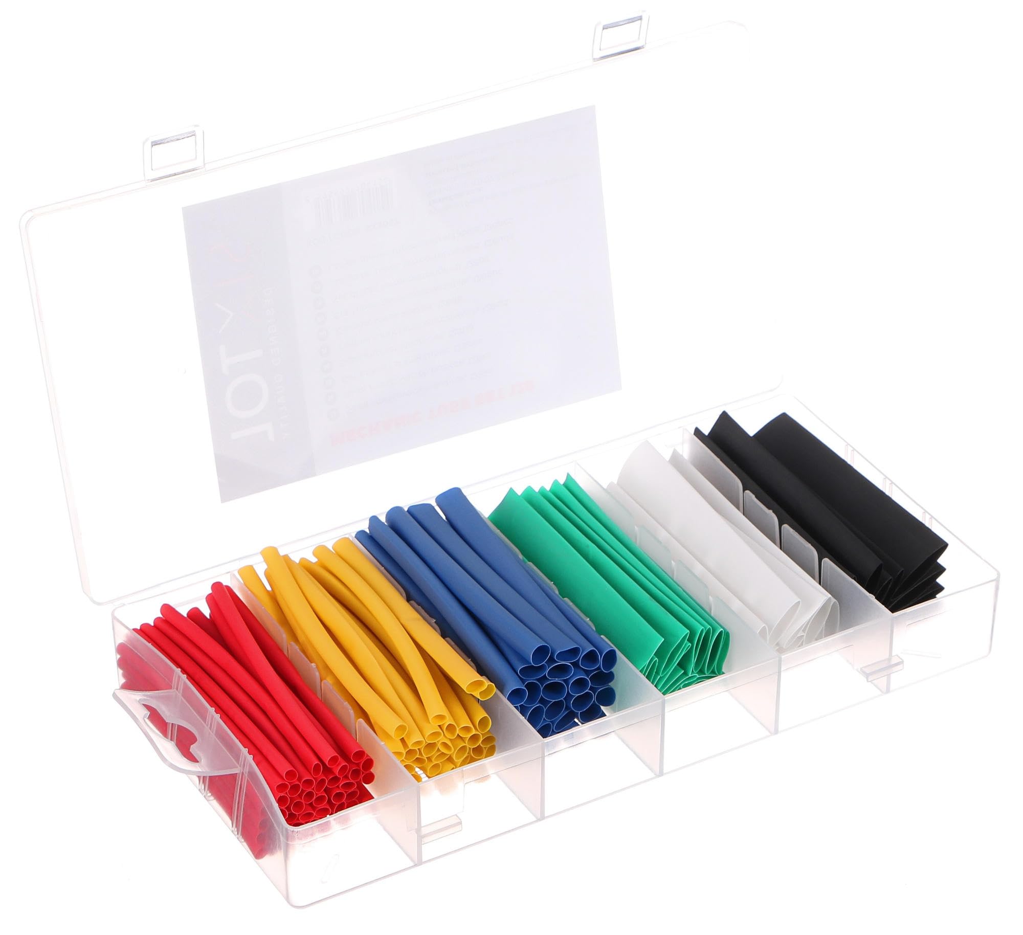SIXTOL MECHANIC TUBE SET 128, red, blue, black, yellow, white, green - Image 2