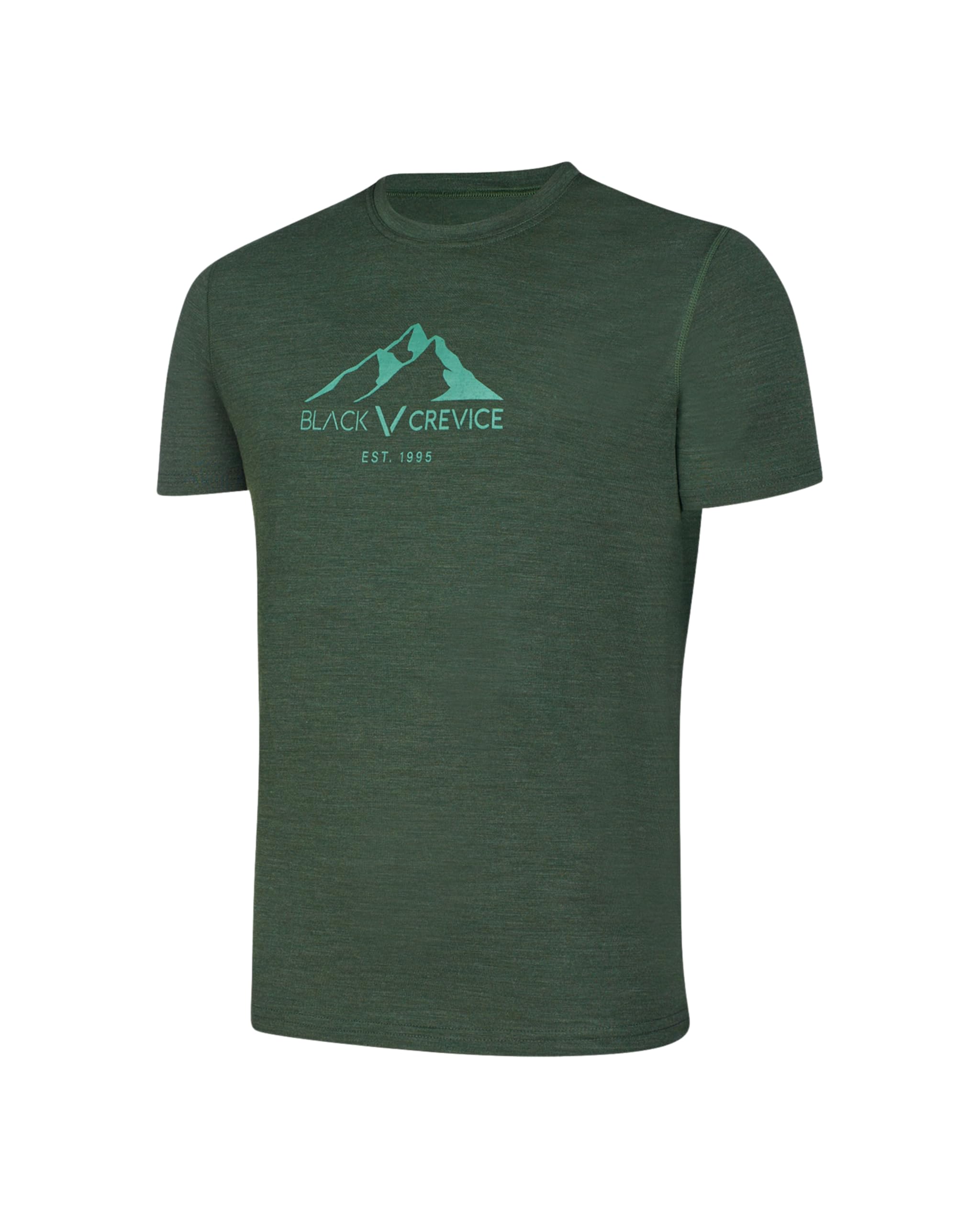Black Crevice Herren Merino T-Shirt
