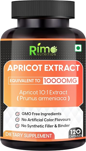 Apricot Capsules 120 Capsules Pack of 1