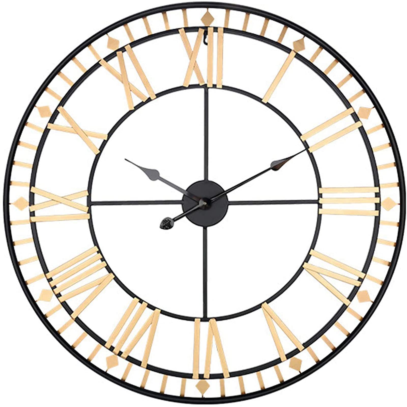 Horloge extérieure jardin étanche pour décorer votre terrasse rétro