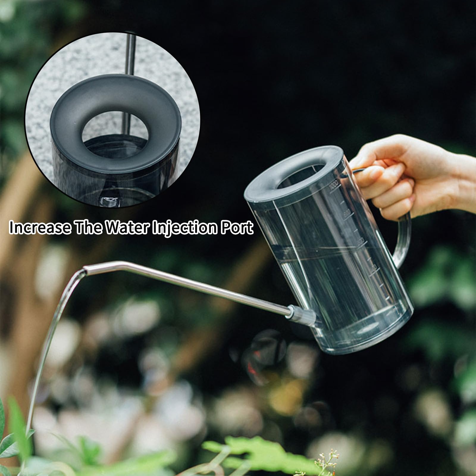 Lizbin Watering Can for Indoor Plants with Long Spout Plant Watering Can, Small Watering Cans - Image 3