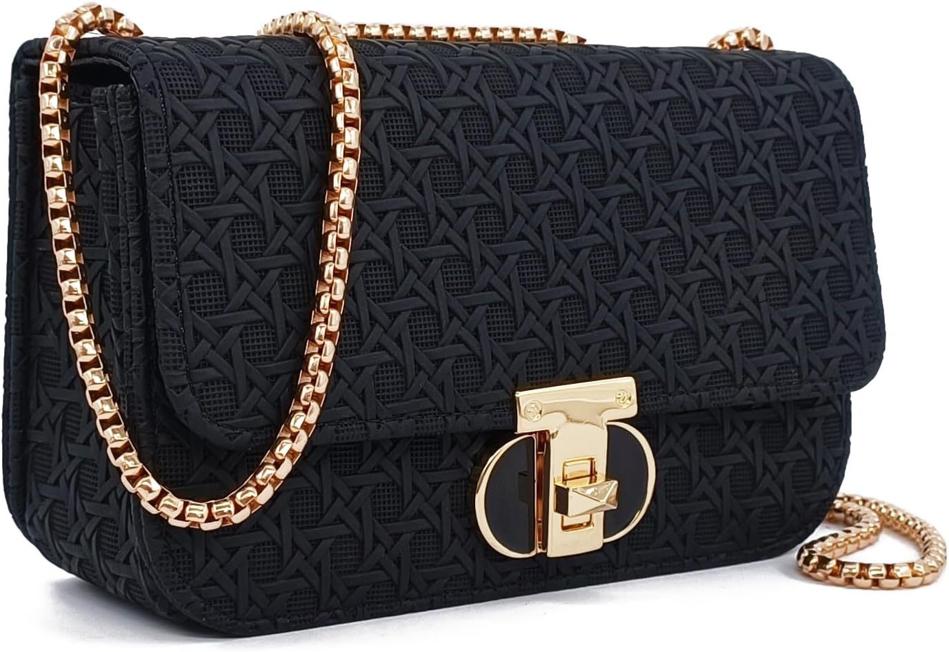 PORT&LOTUS Mini Shoulder Bag for Women PU Leather Bahrain