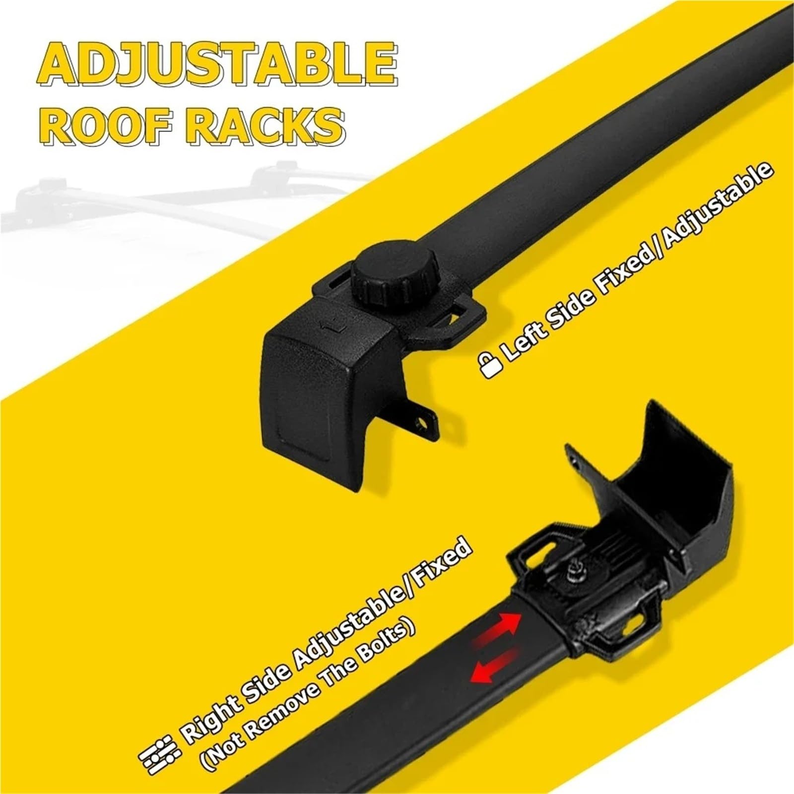 Barres Toit Barras Cruzadas para Techo Carga De 68kg SUV Equipaje Exterior En La Azotea Kayak Soporte Carcasa Dura para Jeep para Compass 2011-2022 Portaequipajes Coche