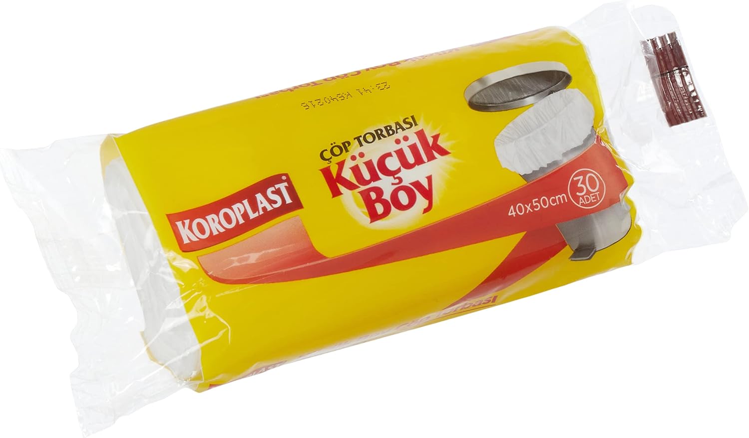 Koroplast Küçük Boy Çöp Poşeti 30lu 40x50 cm, Sızdırmaz ve Yırtılmaz, Ekonomik Küçük Boy Çöp Torbası, Geri Dönüştürülebilir Atık Torbası, Doğa Dostu, Sürdürülebilir, Güçlü ve Dayanıklı Çöp Poşeti