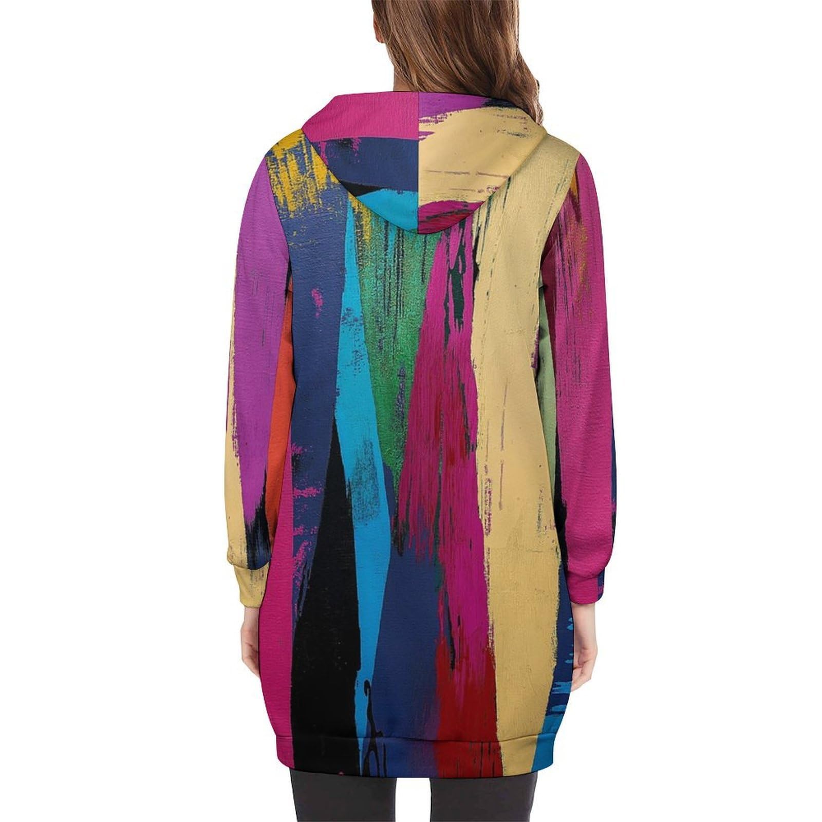 Felpa Donna con Zip Felpe Sportiva con Tasche E Cappuccio Texture Lineare Morbida Invernale Giacca Regolabile Confortevole per Uso Quotidiano Casual
