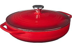 Lodge Enameled Cast Iron Oval Casserole: Cook and Serve with Culinary Excellence