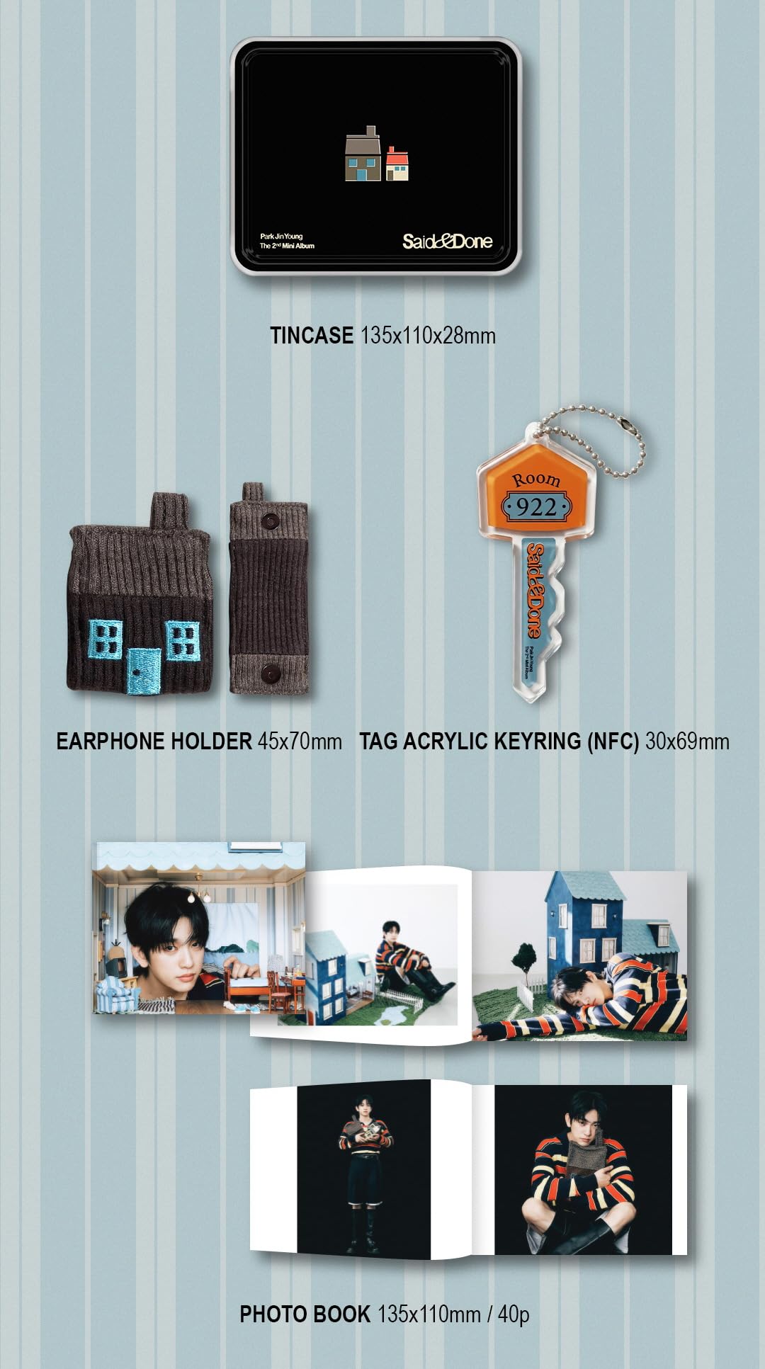 Générique Park Jin-Young - 2nd Mini Album Said & Done [Memory Box ver.]