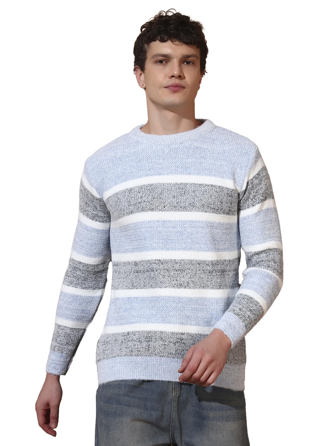 swellswag Men's Sweater Woolen Winter Wear Round Neck Full Sleeve Pullover Pack of 1-picture-17
