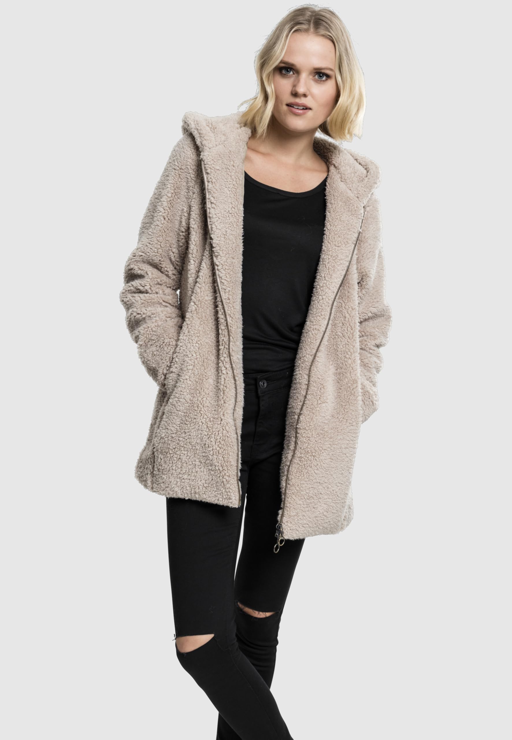 Urban Classics Damen Ladies Sherpa Jacket