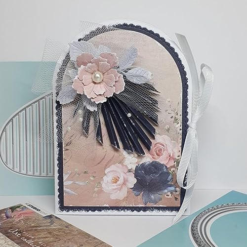 Miniatura 4 de Troqueles de metal para arco de boda para hacer tarjetas, plantillas de corte para álbumes de recortes, álbum de fotos, papel decorativo, plantilla