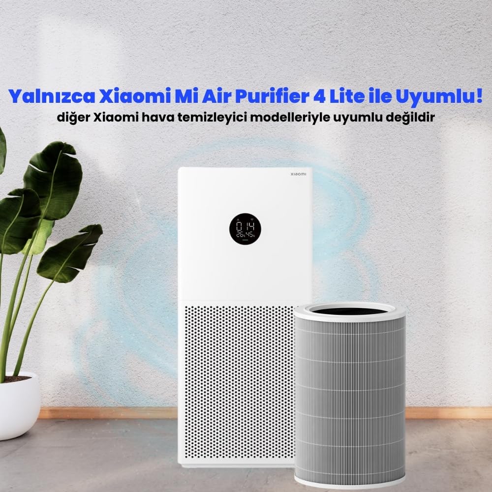 Xiaomi Smart 4 Lite Hava Temizleyici ile Uyumlu Filtre