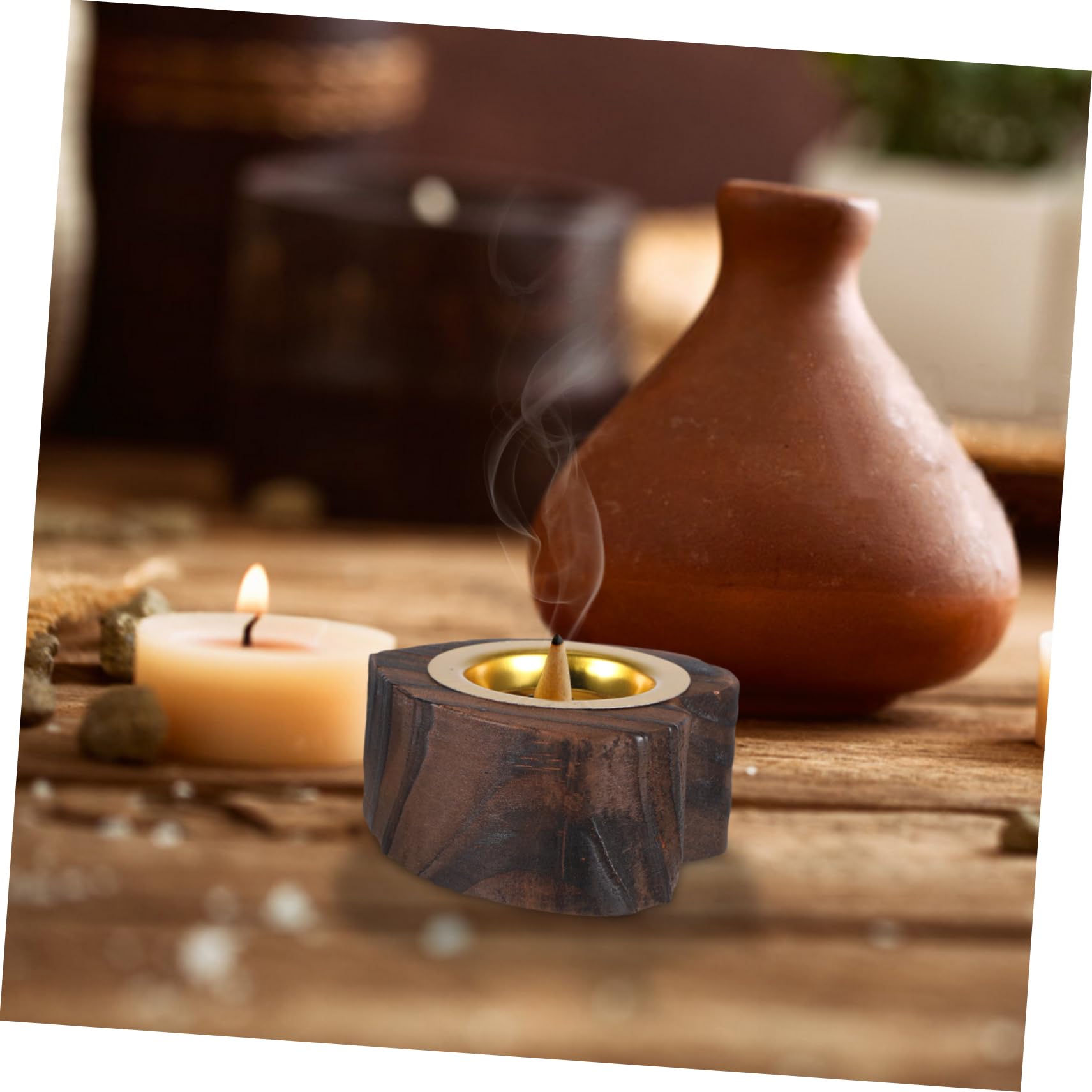 Amosfun 5St Räuchergefäß Liebe Weihrauchbrennerständer Herzförmig Räucherstäbchenhalter arabischer Weihrauchbrenner Holzkohle hausbrenner Halter für Weihrauchbrenner Eisen