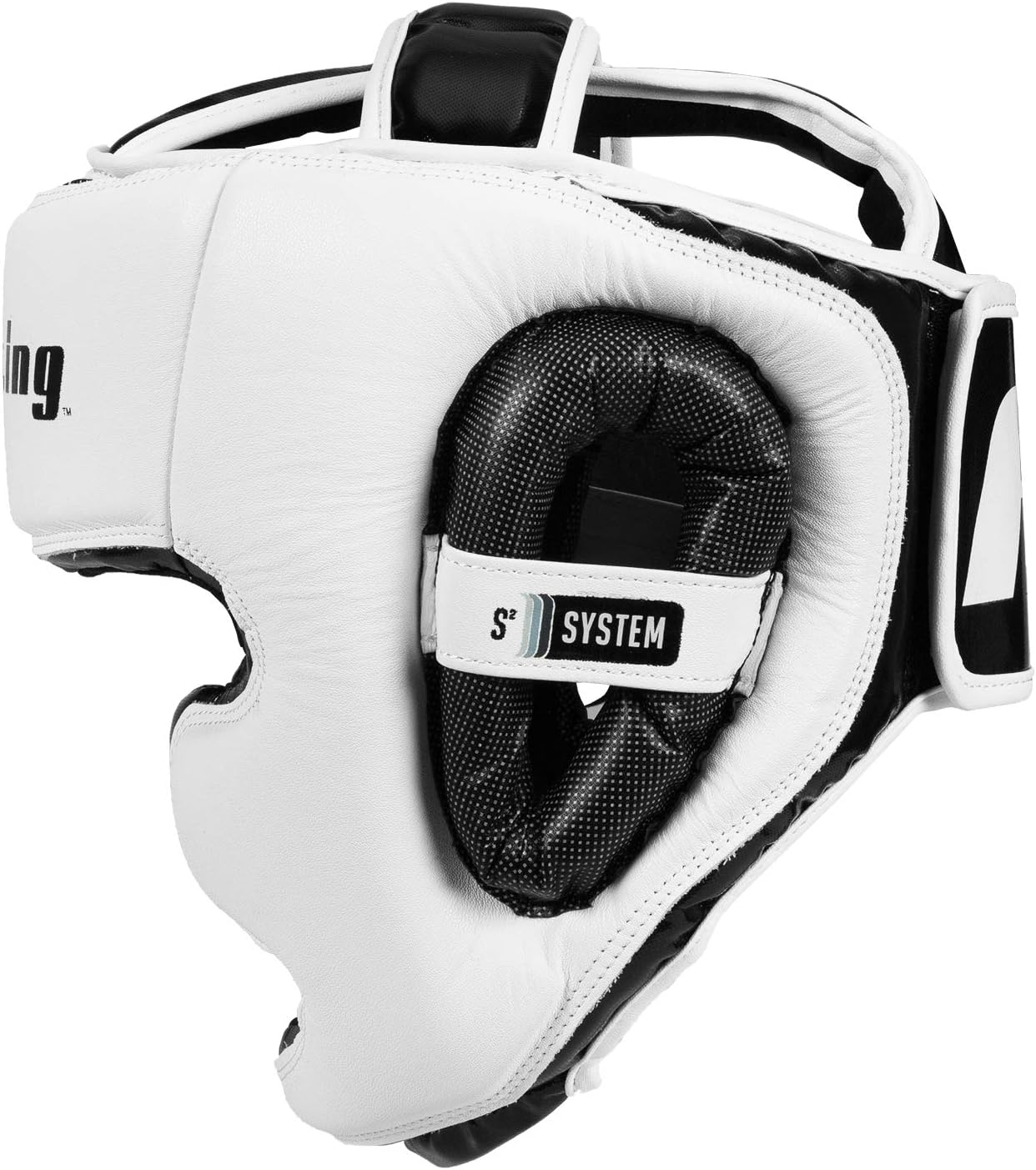 Fighting Sports S2 Gel Full Training Headgear, White/Black, Large
