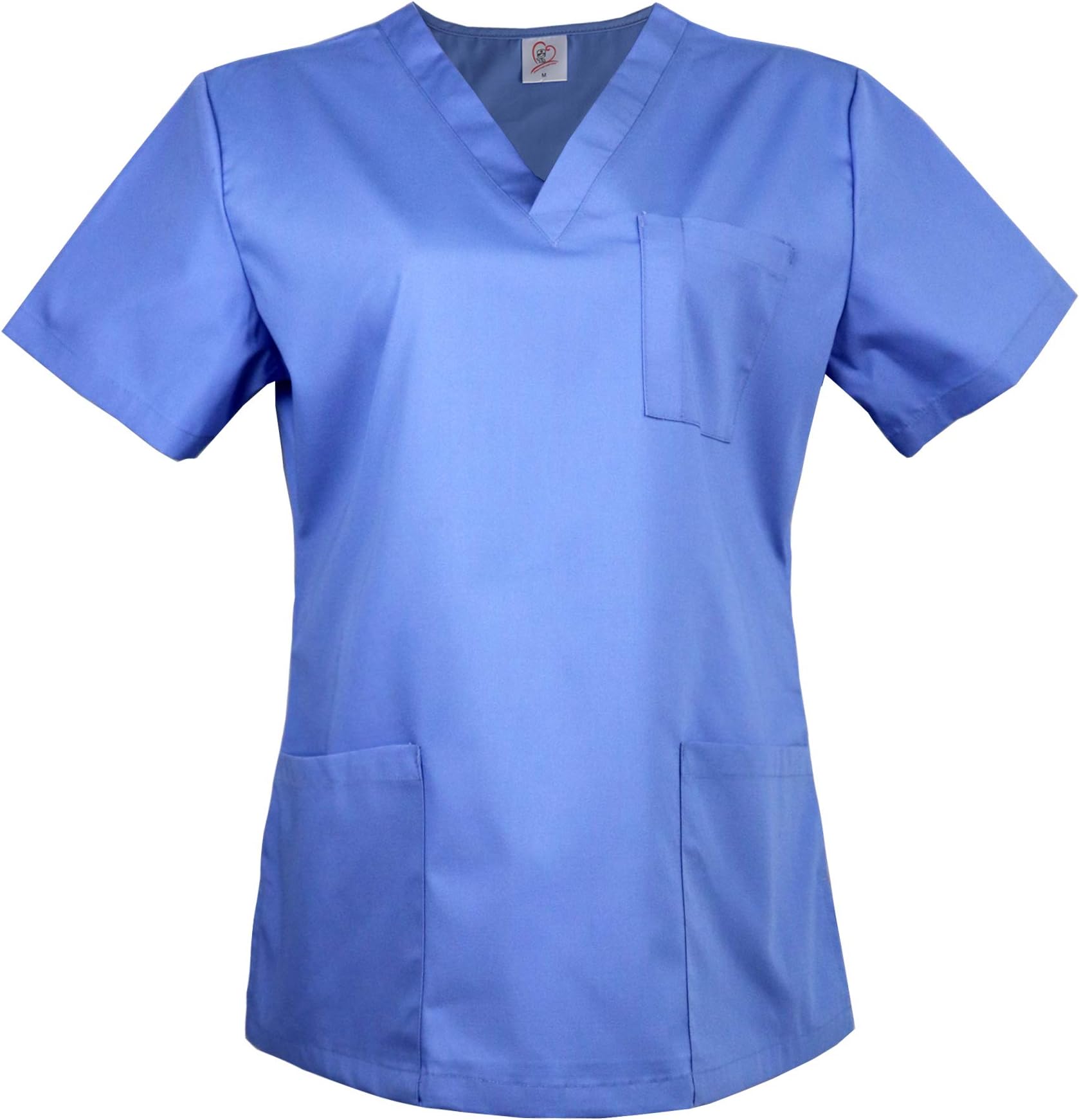 JONATHAN UNIFORMWomen Tunic Scrub Top with 3 Pockets for Dental, Carer, Vet