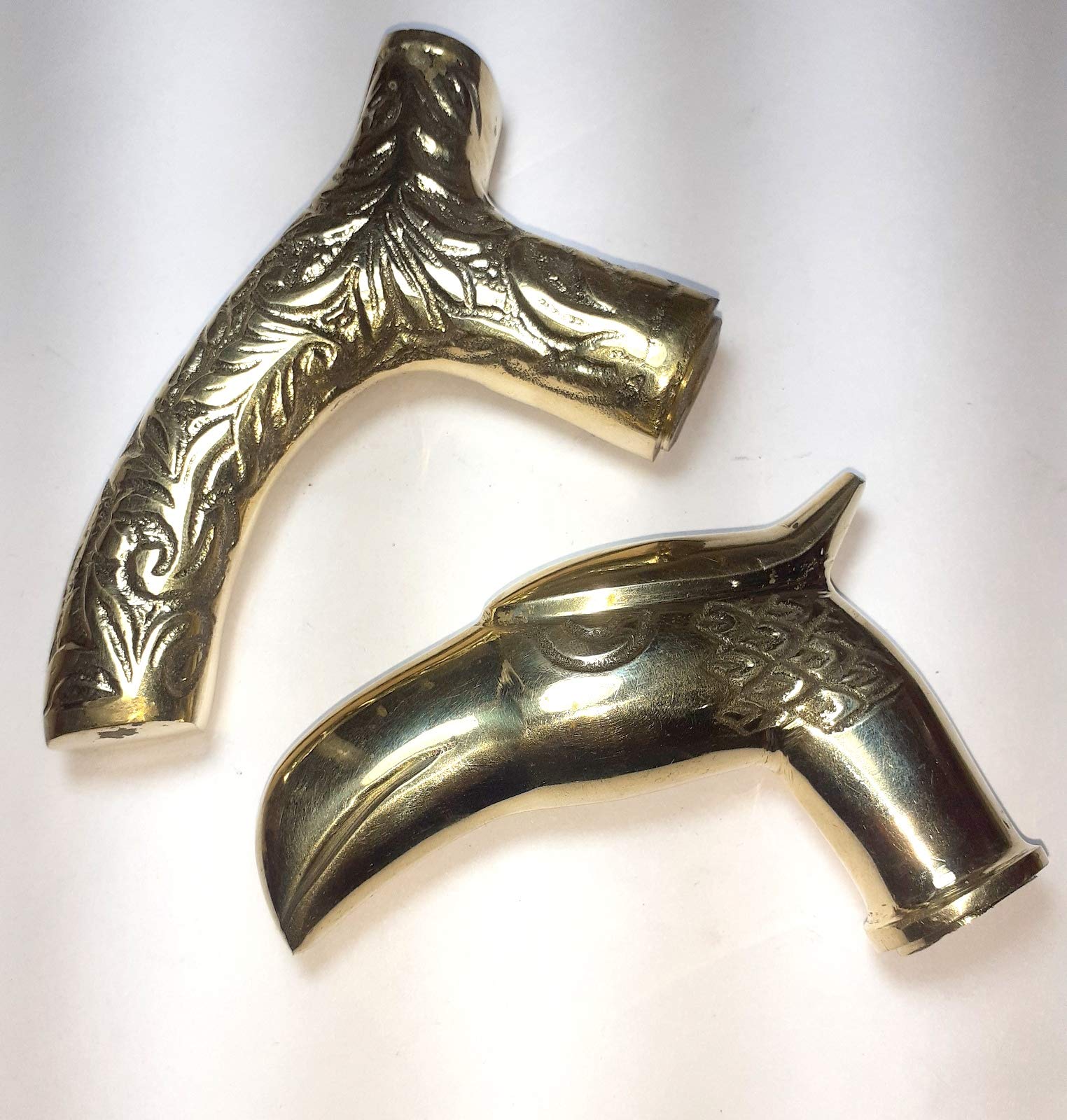 Poignée en laiton 2 pics aigle 91,4 cm pour surmonter le manque d'équilibre avec style