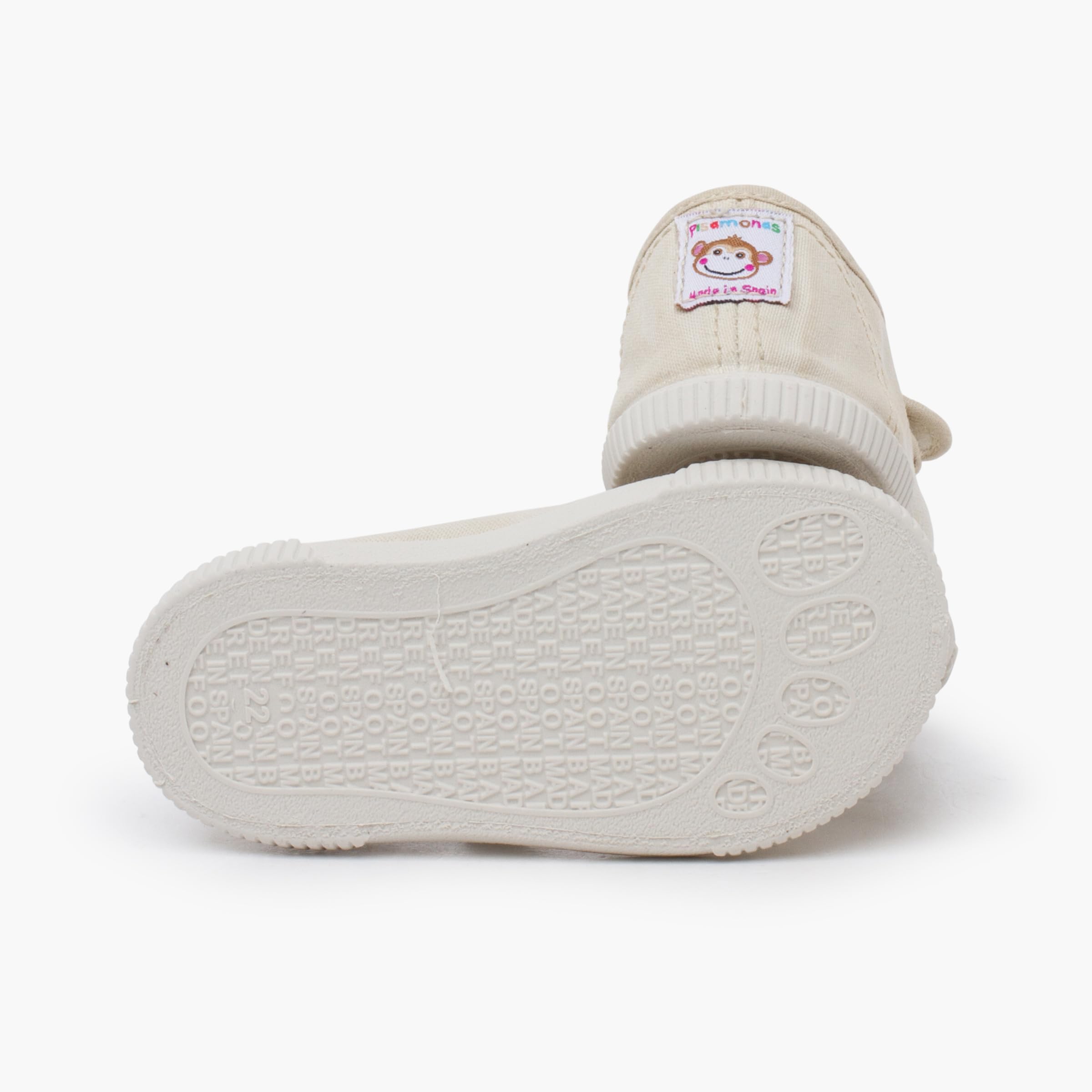 Pisamonas Merceditas Puntera Barefoot Lona Lavada