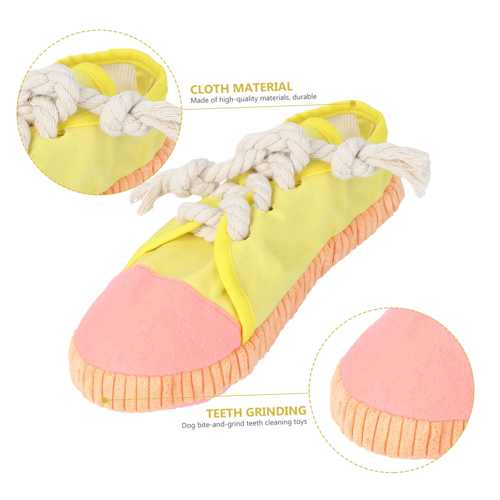 YARNOW 3pièces Jouet à Mâcher pour Chien Forme De Jouet Éducatif pour Chiens pour Grincement Nettoyage Dents