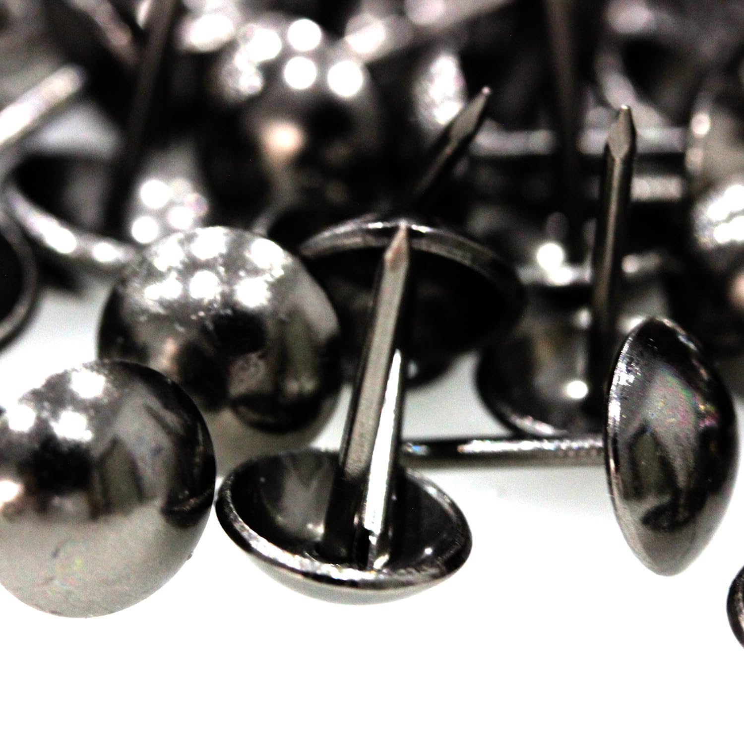 500 stuks Tapissier nagels, basicon robuust, 17 x 11 mm, brons, decoratieve nagels, retro, doe-het-zelf, meubelnagels voor meubels, banken, fauteuils, bedden, stoelen, vintage, decoratief, brons