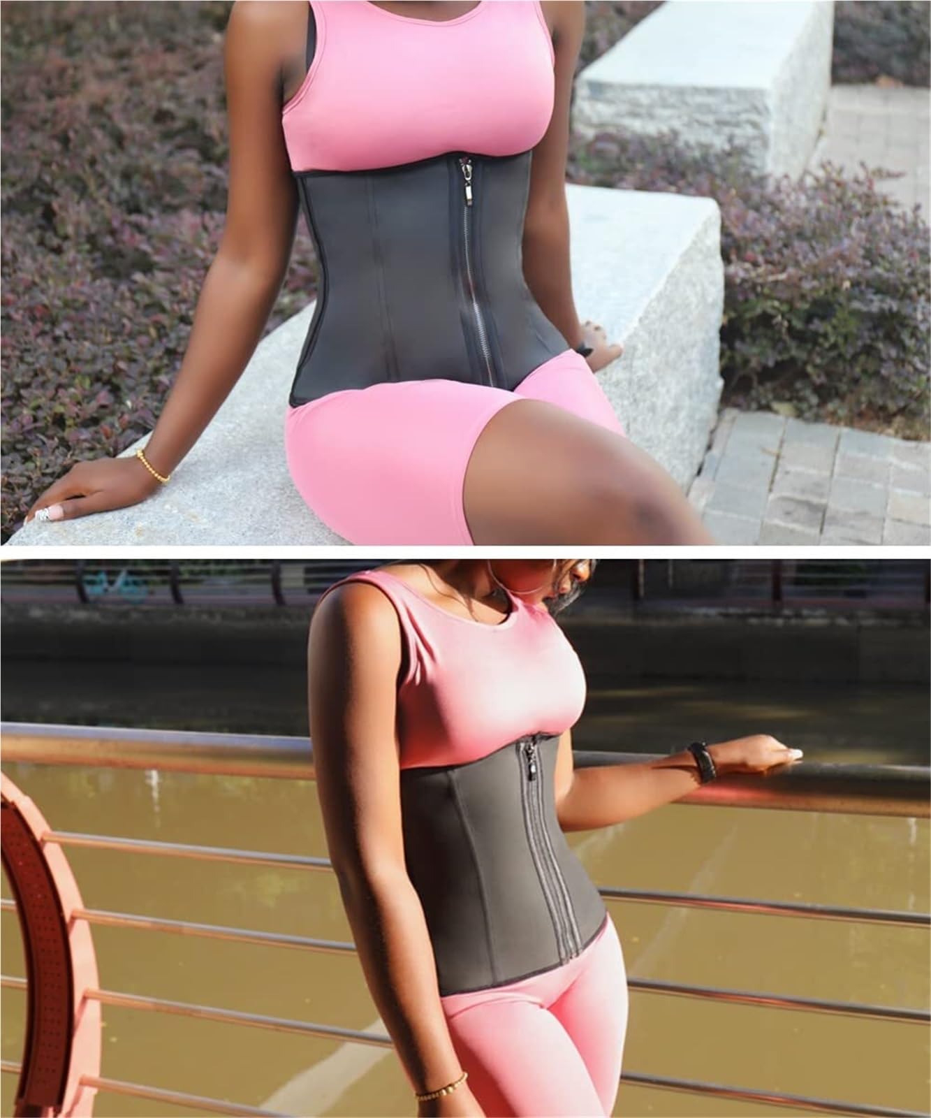 TTDGYYXW Corsetto per Allenatore in Vita con Supporto per la Schiena sotto Il Busto Cintura Sportiva per Donna Cintura di Supporto per Il Corpo Fitness (XXL)