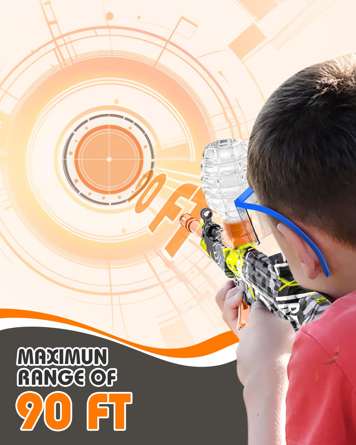 Gel Blaster Toys Set of 2 for Outdoor Team Games Birthday