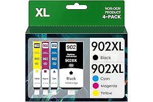 HP 902XL Replacement Ink Cartridges for Vibrant Cyan Prints