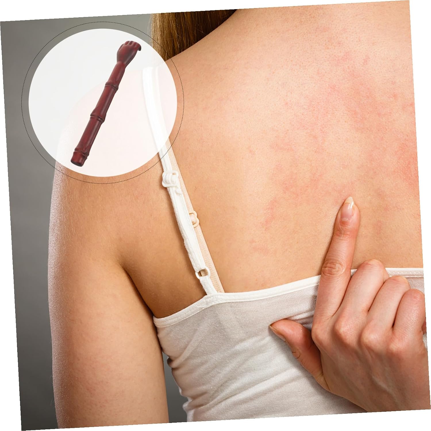 Wooden Back Scratcher Portable Handheld Itch Relief Tool for Mom