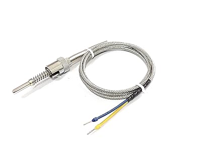 THERMONIC BRAND J TYPE BAYONET THERMOCOUPLE (0-400 C) WITH 1/2 BSW ADAPTOR AND 2 MTR FG/FG/SS WIRE