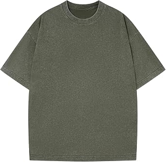 3 Pack Oversized T Shirts for Men 230GSM Heavyweight Cotton Tees