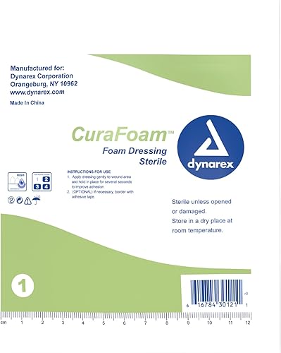 Miniatura 2 de Dynarex Dürma+ CuraFoam Apósitos de espuma – Almohadillas estériles no adhesivas para heridas, altamente absorbentes, proporcionan un ambiente