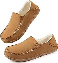 FamilyFairy Women's Moccasin Slippers Memory Foam Breathable House Shoes Anti-Slip Cozy Slippers Indoor Outdoor