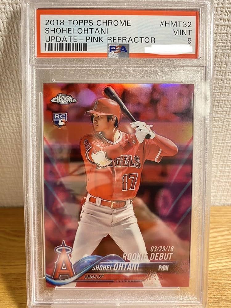 大谷翔平 2018 Topps Chrome RC PSA9 大谷翔平 2018 Topps Chrome RC PSA9