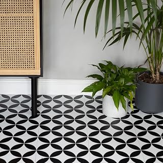 30.48cm x 30.48cm Starlight Peel and Stick Vinyl Floor Tiles