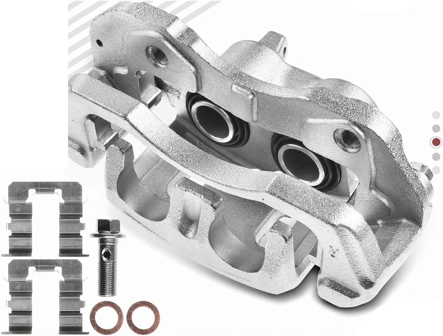 Replacement Parts for Brake Caliper w/ Bracket for Mitsubishi Montero Montero Sport Front Right Side Mod-AP88P-108146