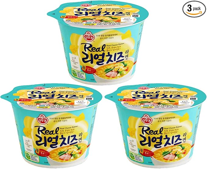 Amazon オットギ リアル チーズ カップラーメン 3個入 韓国食品 韓国ラーメン レンジ電子調理器 ラーメン 海外直送 ノーブランド品 ラーメン 通販