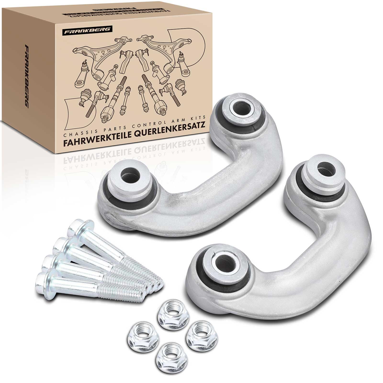 Frankberg 2x Koppelstange Vorderachse Kompatibel mit A4 Avant 8D5 B5 1.6L-2.8L 1994-2001 A6 4B2 C5 1.8L-4.2L 1997-2005 P.a.s.s.a.t 3B2 1.6L-2.8L 1996-2000 Replace# 4D0411317G