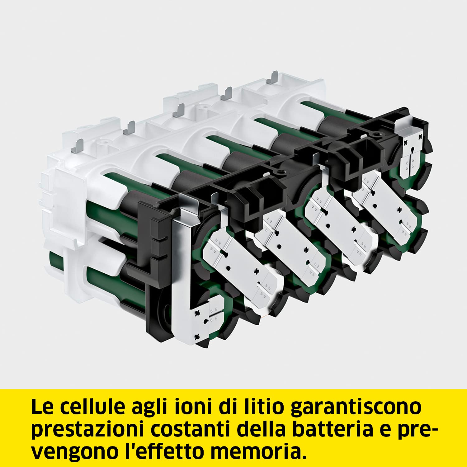 Kärcher Starter kit 36/25 36 V, batteria agli ioni di litio da 36 V/2.5 Ah con caricabatterie, tempo di ricarica: 100% in meno di 1,5 ore, per tutti i dispositivi della piattaforma 36 V Battery Power