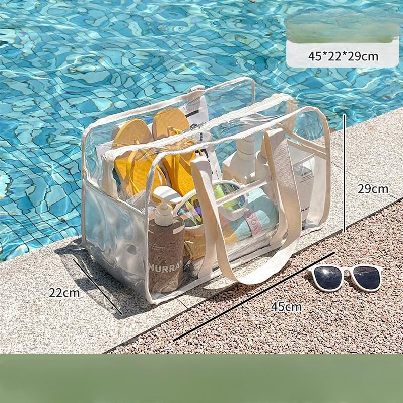 Beach Bag - Mesh Beach Handbag Suitable for Women's Various Holiday Gifts, Suitable for Beach Vacation, Swimming Pool Travel2