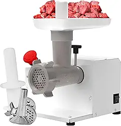 Moedor De Carne Elétrico Profissional Industrial Saro MEC Bivolt, Branco