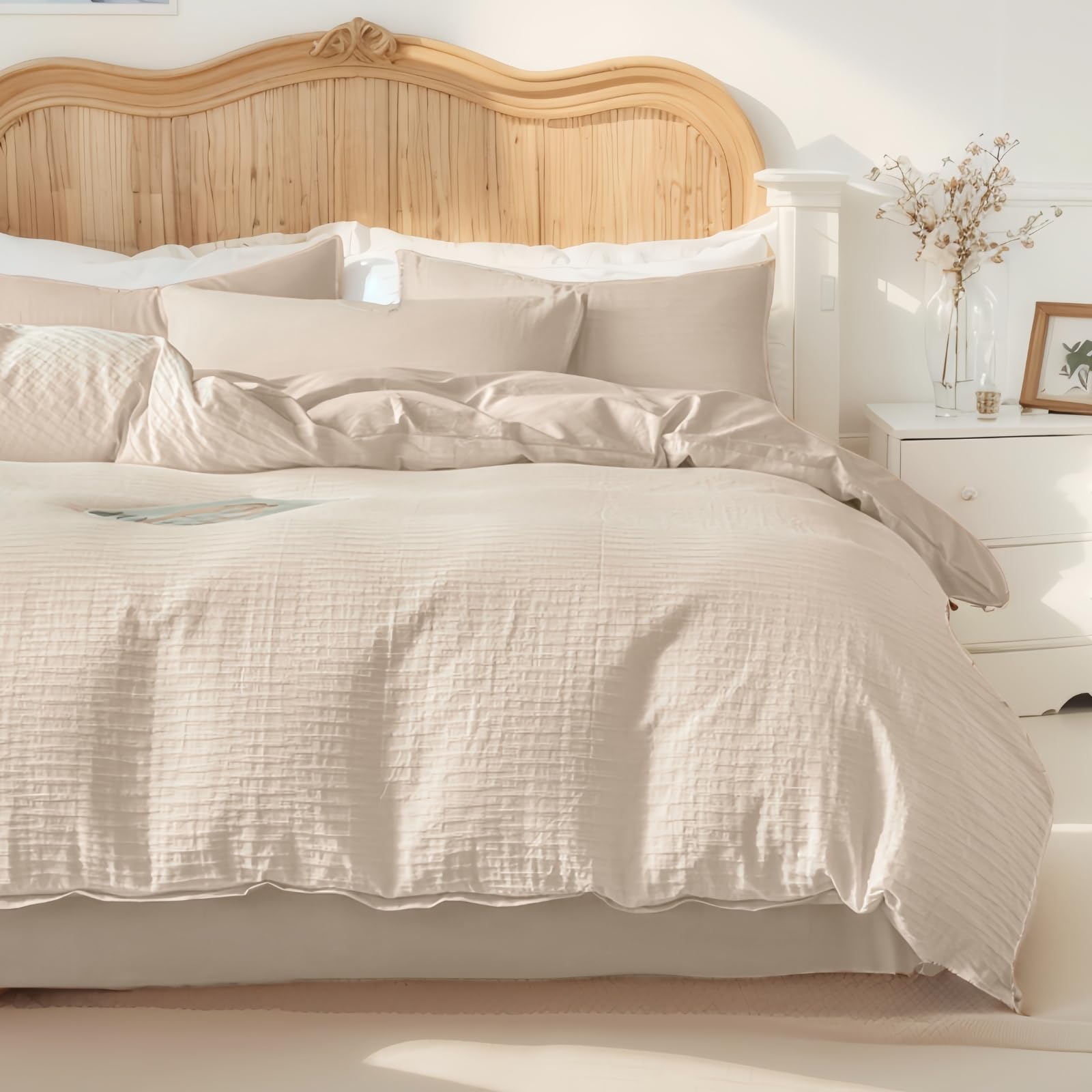 Nayoroom Herzchen Bettwäsche Bunt Herzen Muster Aesthetic Cute Super Weich Deckenbezug Renforce Microfaser Mädchen Herz Deko Wende Modern Bettwäsche-Sets mit Reißverschluss und Kissenbezüge