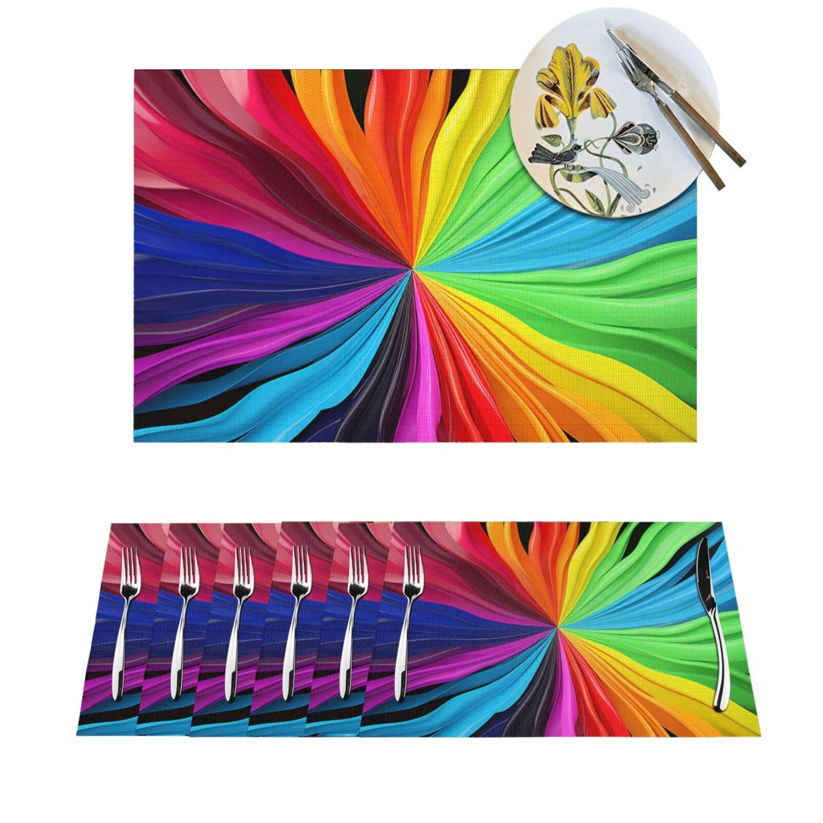 Sets de table résistants à la chaleur et antidérapants en PVC