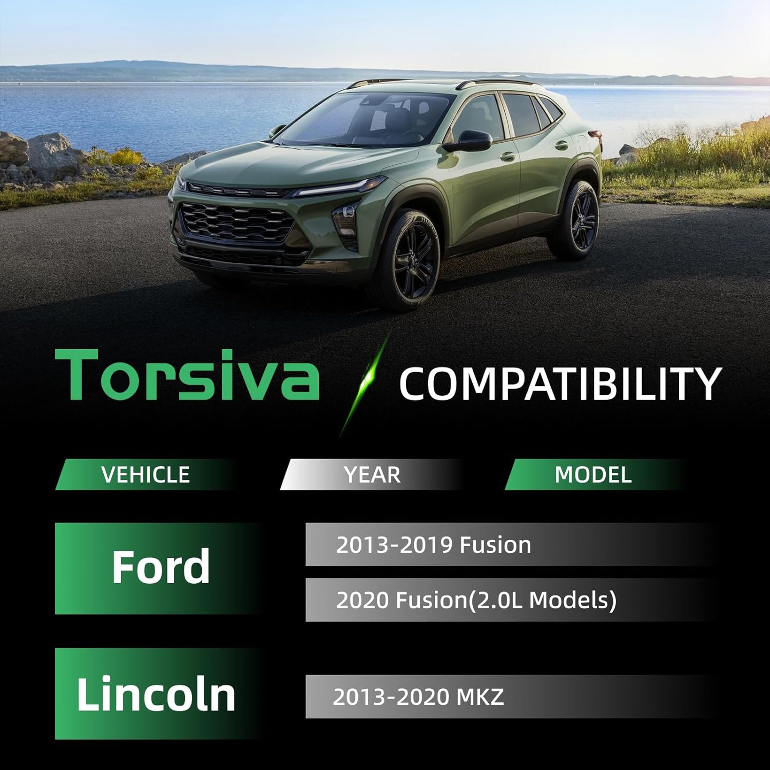 2PCS Front Lower Control Arm Driver Passenger Side for Ford 2013 2014 2015 2016 2017 2018 2019 Fusion, 2020 Fusion 2.0L Models, Compatible With Lincoln 2013-2020 MKZ K623000 K623001