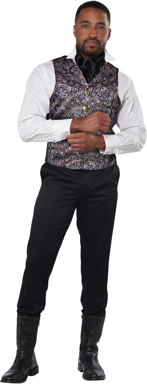 California Costumes Mens Regency Coat & Vest Set