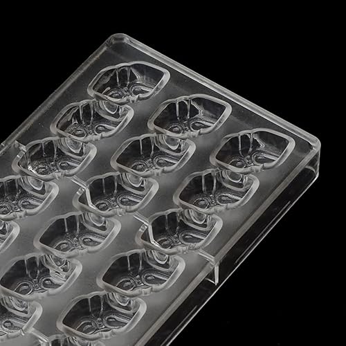 Miniatura 2 de Grainrain Moldes de chocolate de plástico Moldes de caramelo de fútbol Moldes de policarbonato de plástico Moldes de chocolate transparente duro DIY