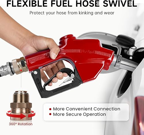 Miniatura 2 de Boquilla de combustible automática NPT de 1 pulgada con junta giratoria Boquilla de bomba de gas de 1916 pulgadas (OD  1.181 in) Boquilla de bomba